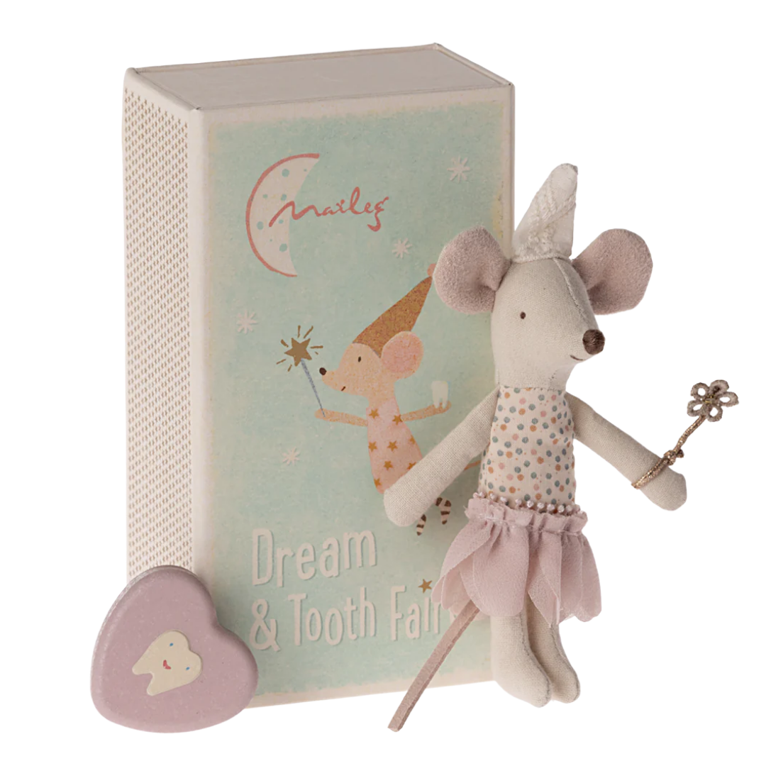 Tooth Fairy Mouse - Little Sister (In Match Box)