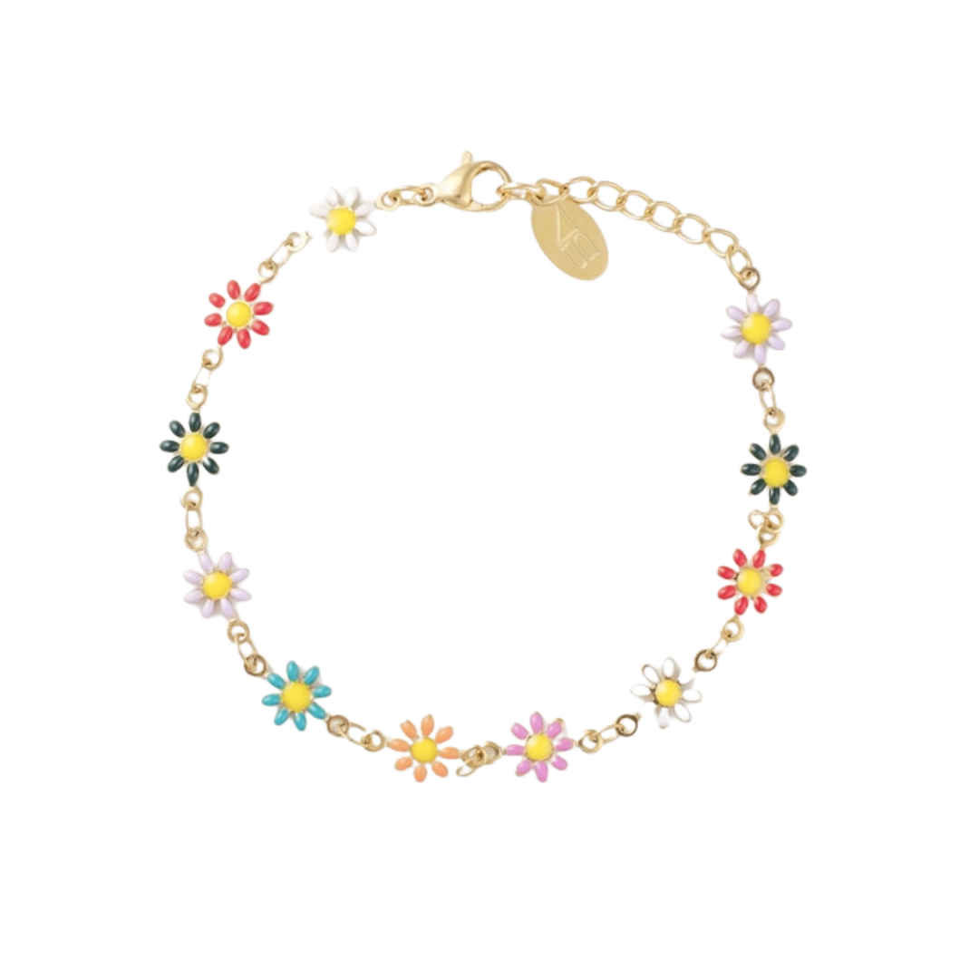 Multicolor Daisy Bracelet