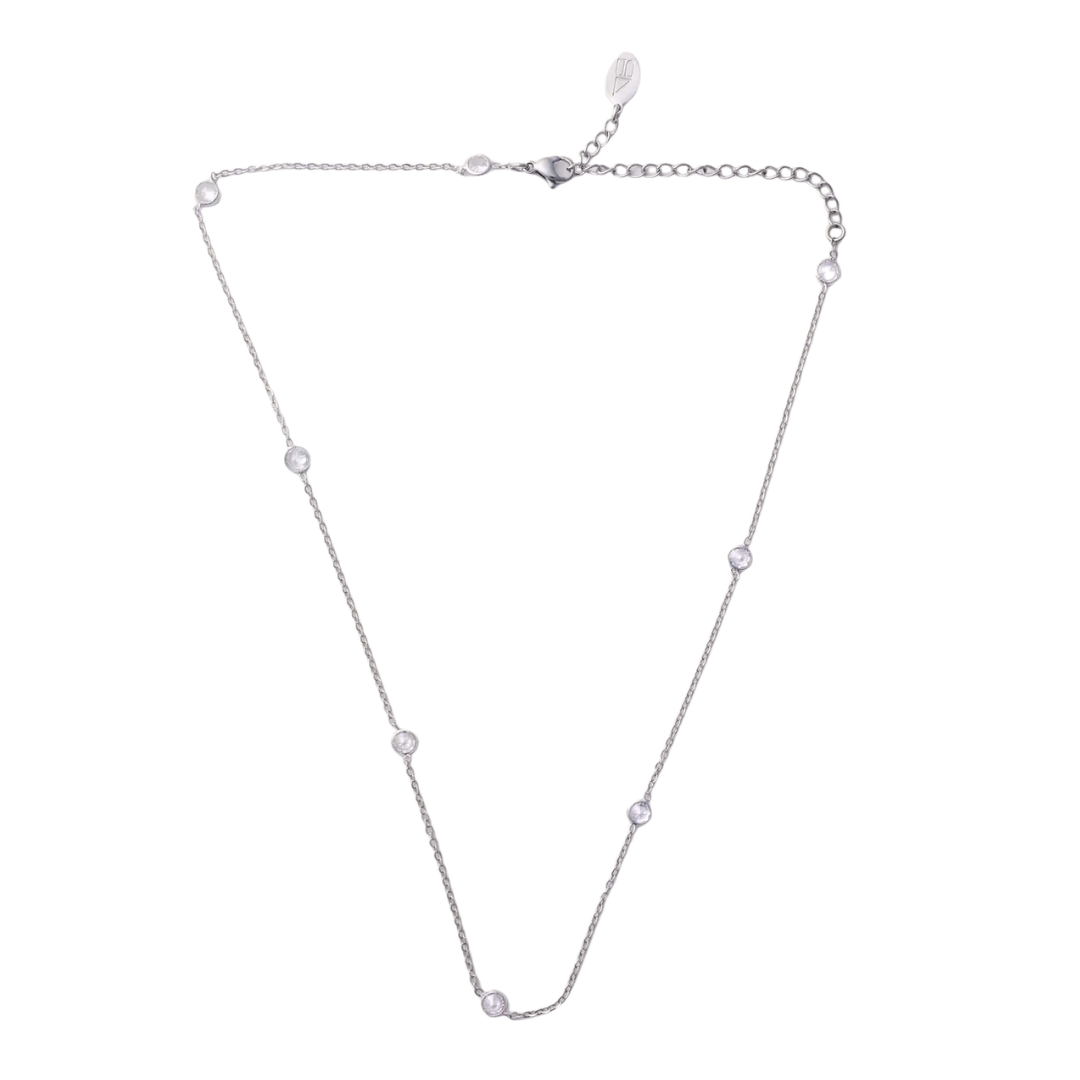 Kai Silver Choker-Waterproof