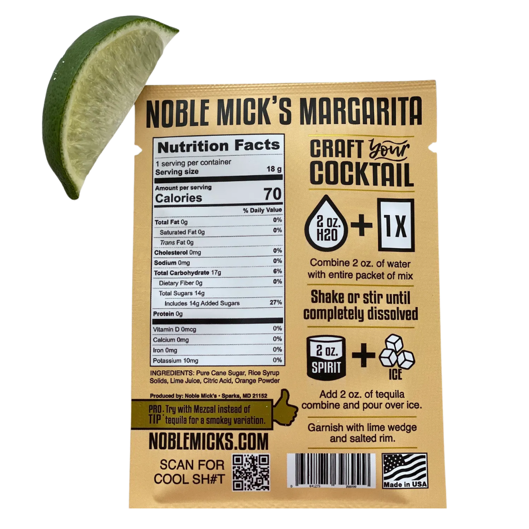 Margarita Single Serve Craft Cocktail