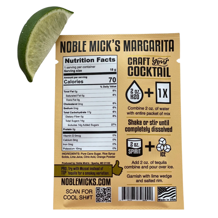 Margarita Single Serve Craft Cocktail