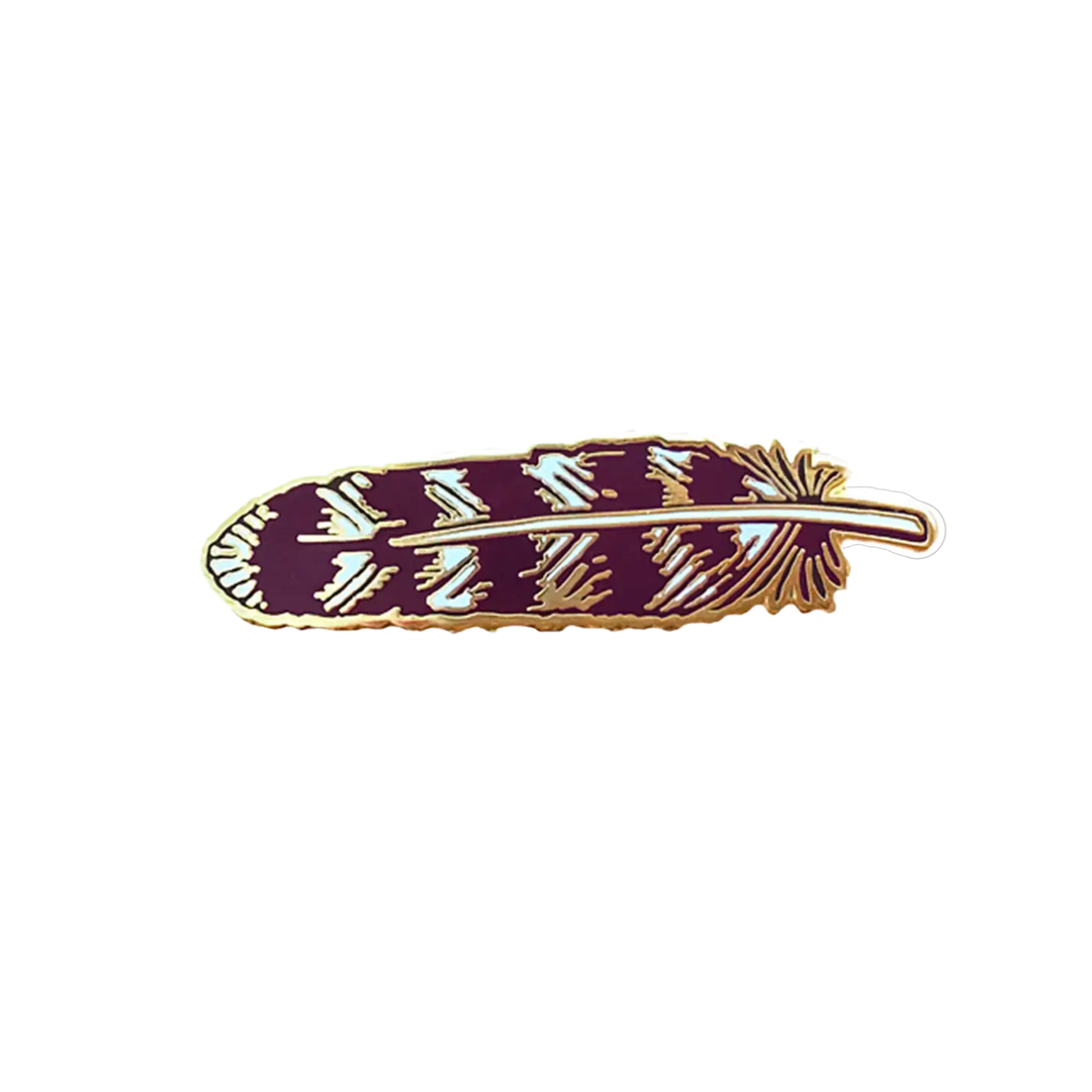 Feather - Enamel Pin