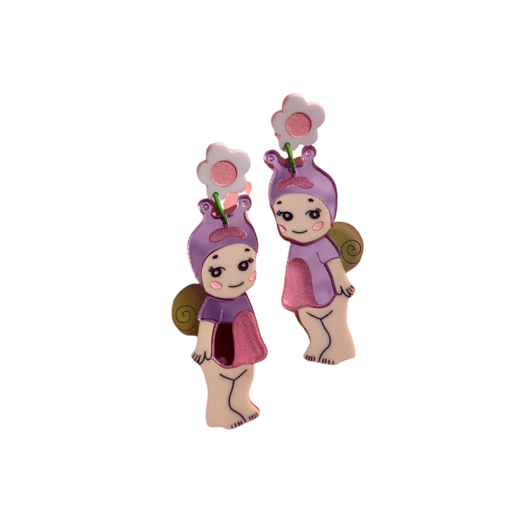 Shelly Snail Earrings