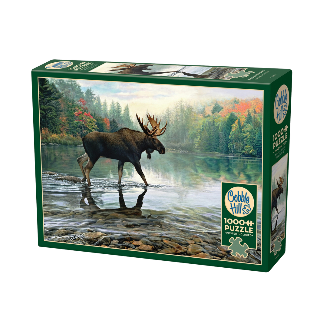 Moose Crossing 1000pc Puzzle