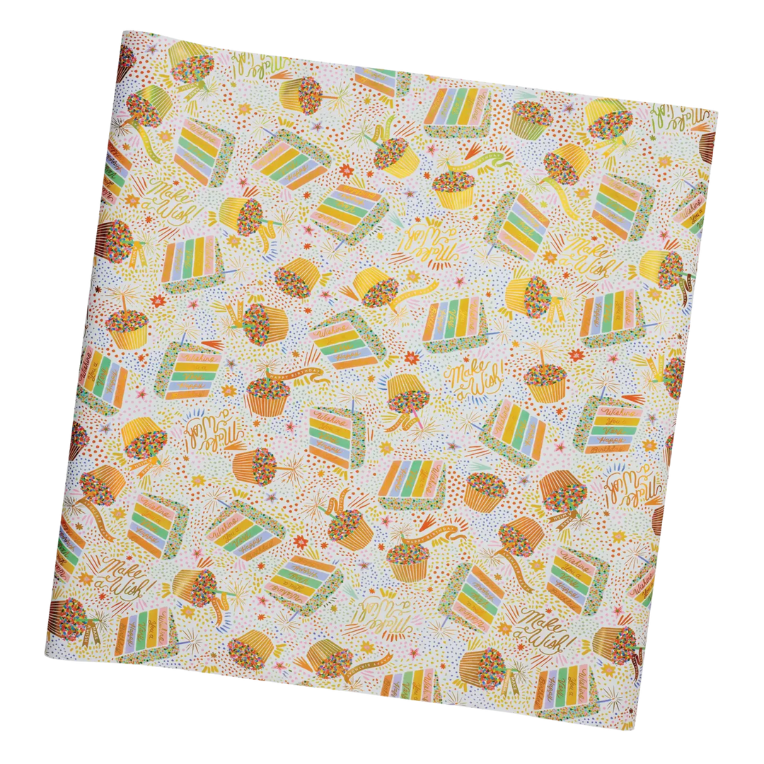 Birthday Cake Continuous Wrap