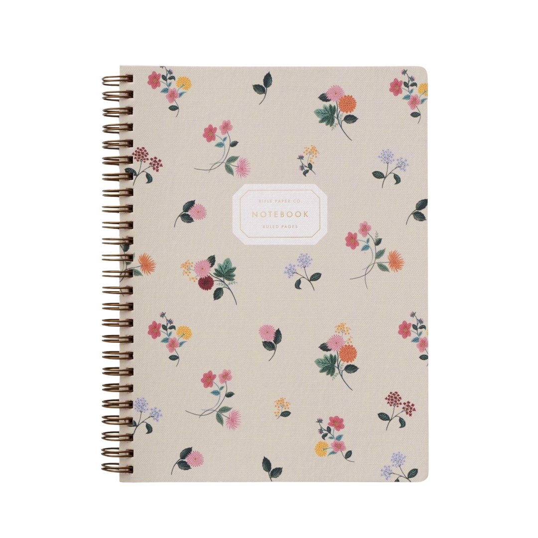 Ditsy Dahlia Spiral Notebook