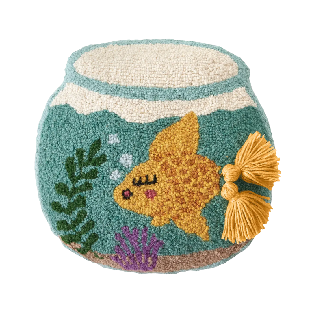 Goldie with Tassels Hook Pillow