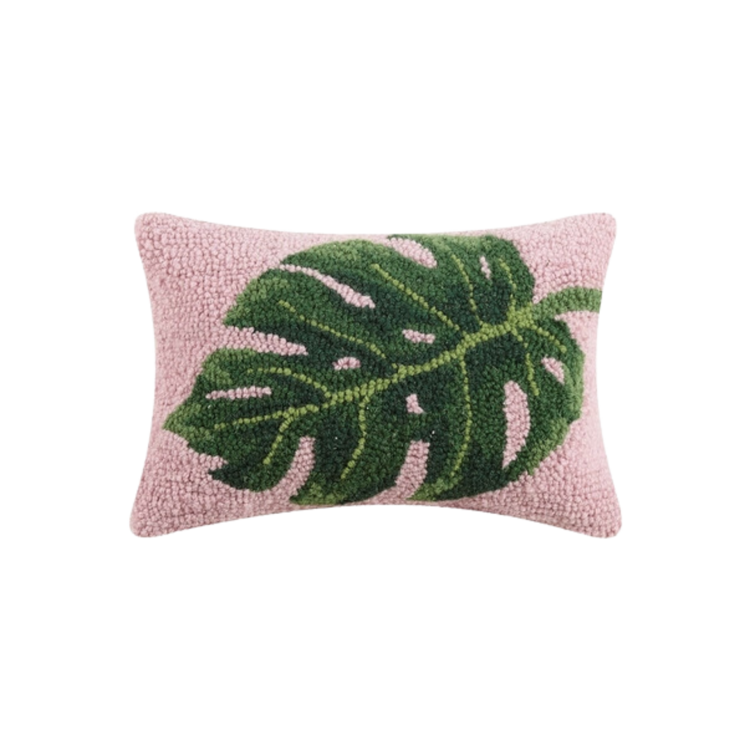 Palm Leaf Hook Pillow