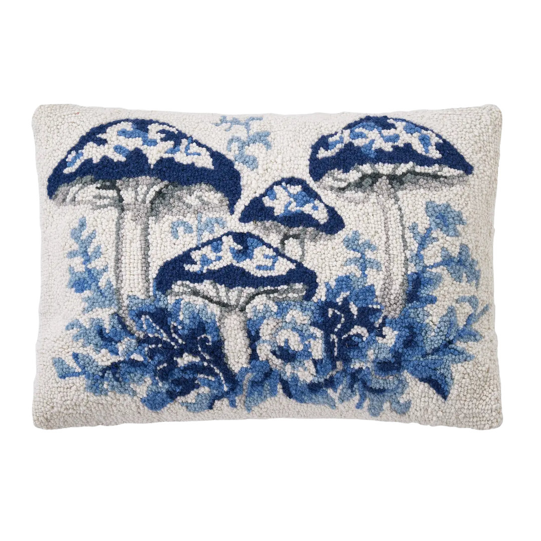 Blue Chinoiseries Mushroom Ob Hook Pillow