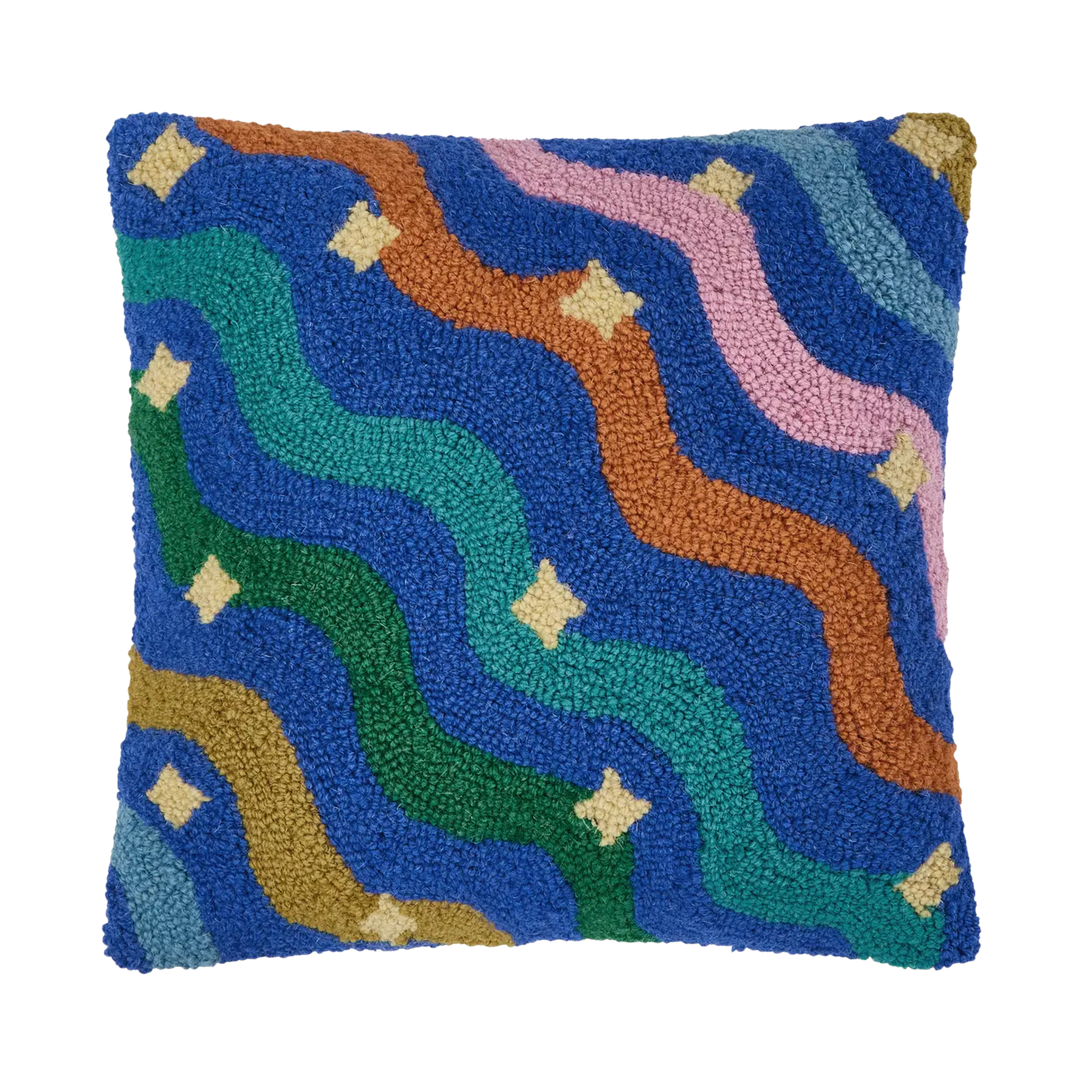 Sparkle Wave Hook Pillow