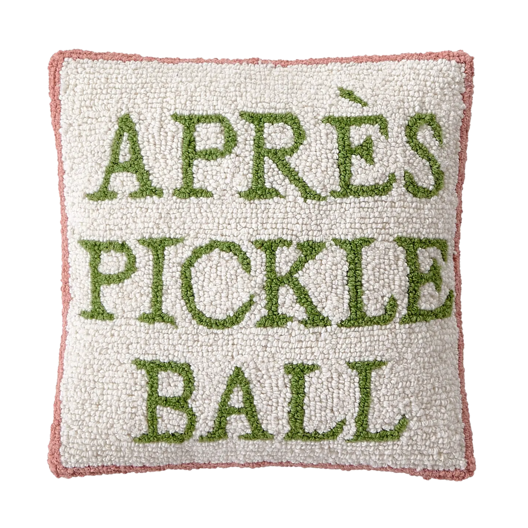 Apres Pickleball Hook Pillow
