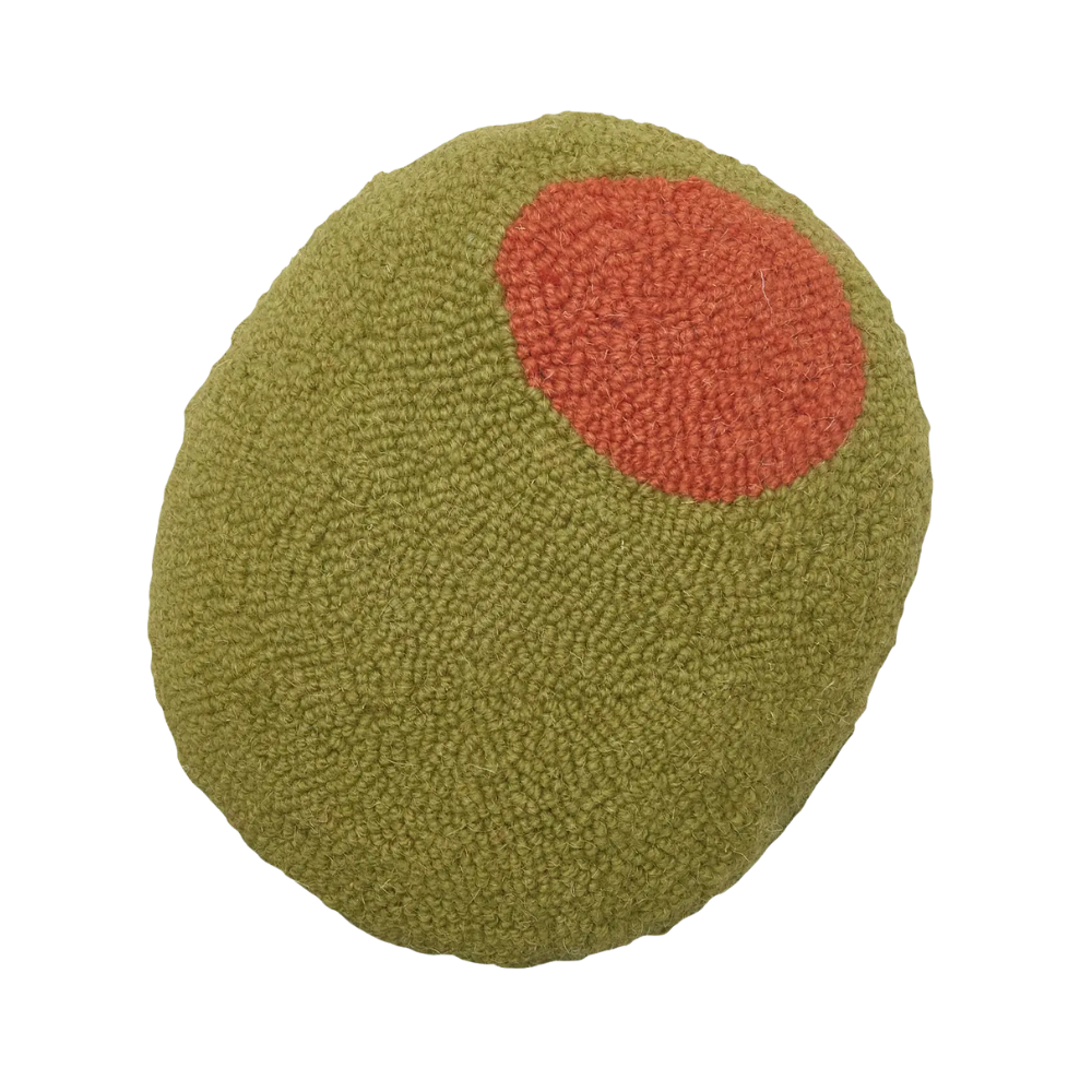 Olive Shaped Hook Pillow