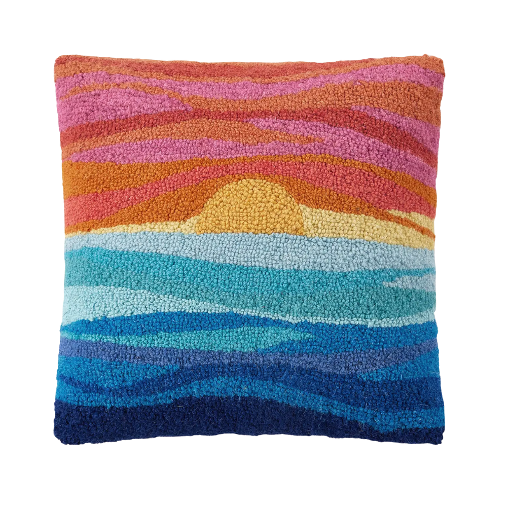 Sunset Hook Pillow-Orange