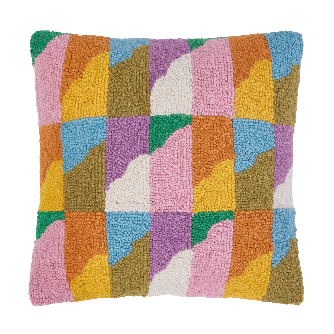 Color Geo Hook Pillow