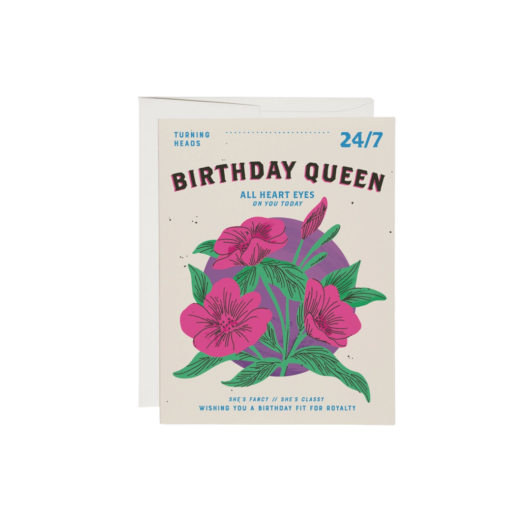 Birthday Queen Greeting Card