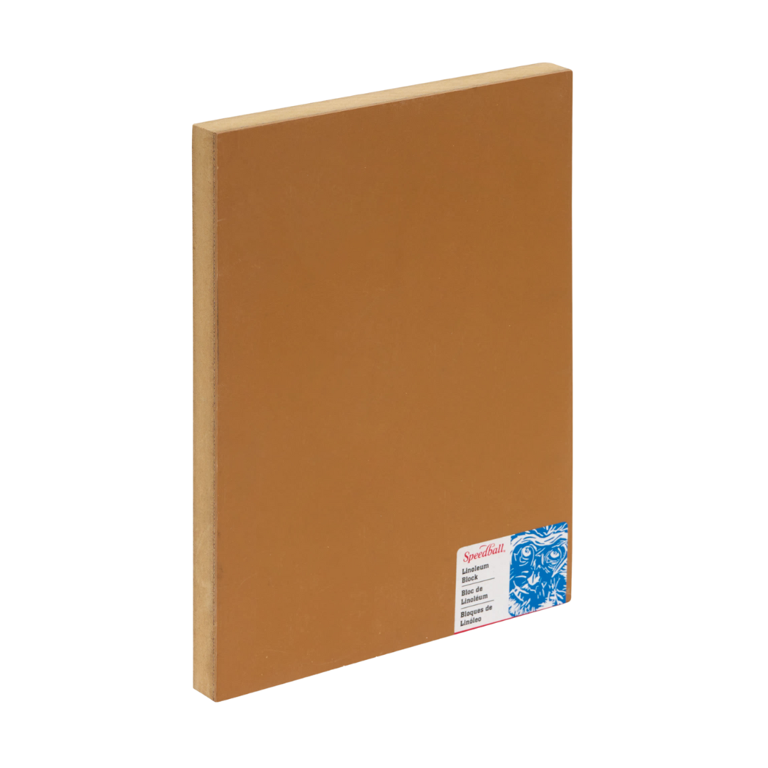 Linoleum Block Smokey Tan 9X12