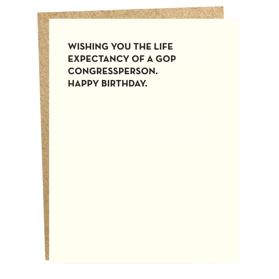 Life Expectancy Card