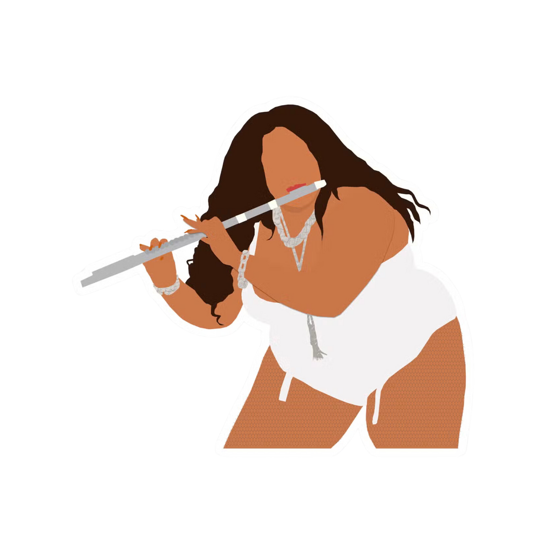 Lizzo Flute Sticker