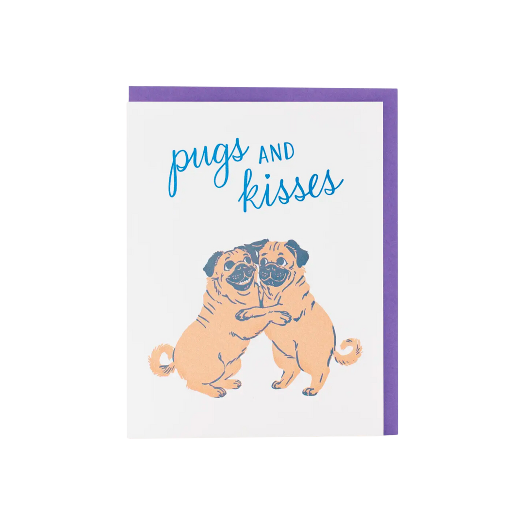 Pugs & Kisses Love Card