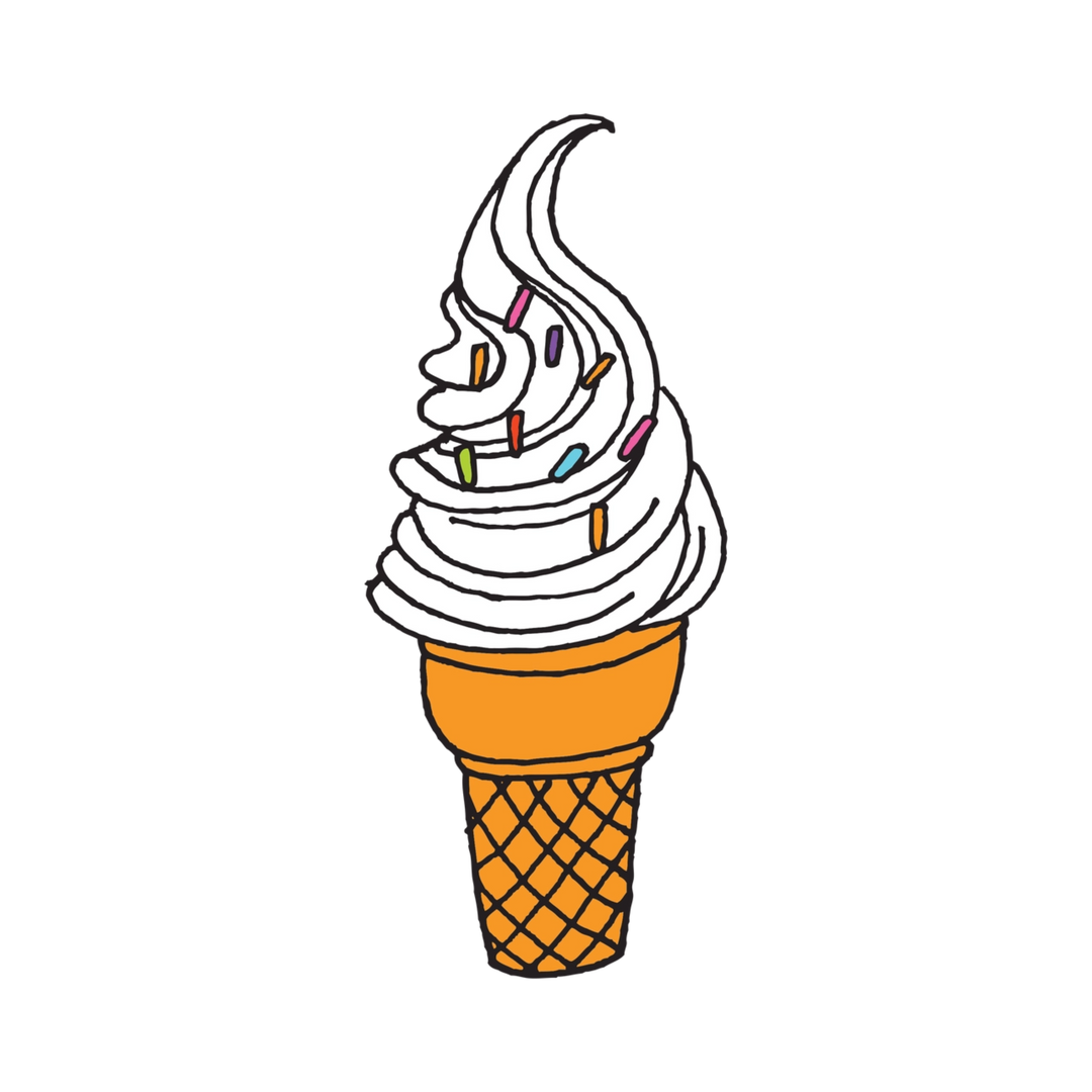 Soft Serve Tattoo Pair