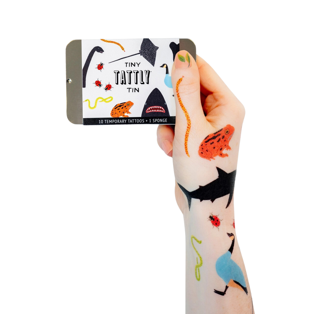Tiny Animal Tattoo Tin