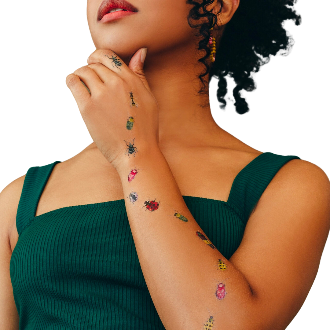 Critters on the Move Tattoo Sheet