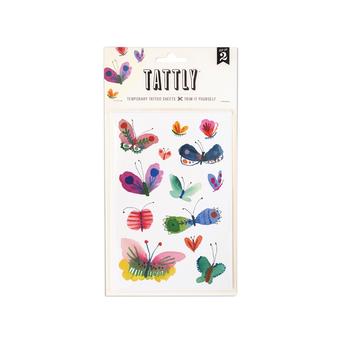 Butterfly Frenzy Tattoo Sheets