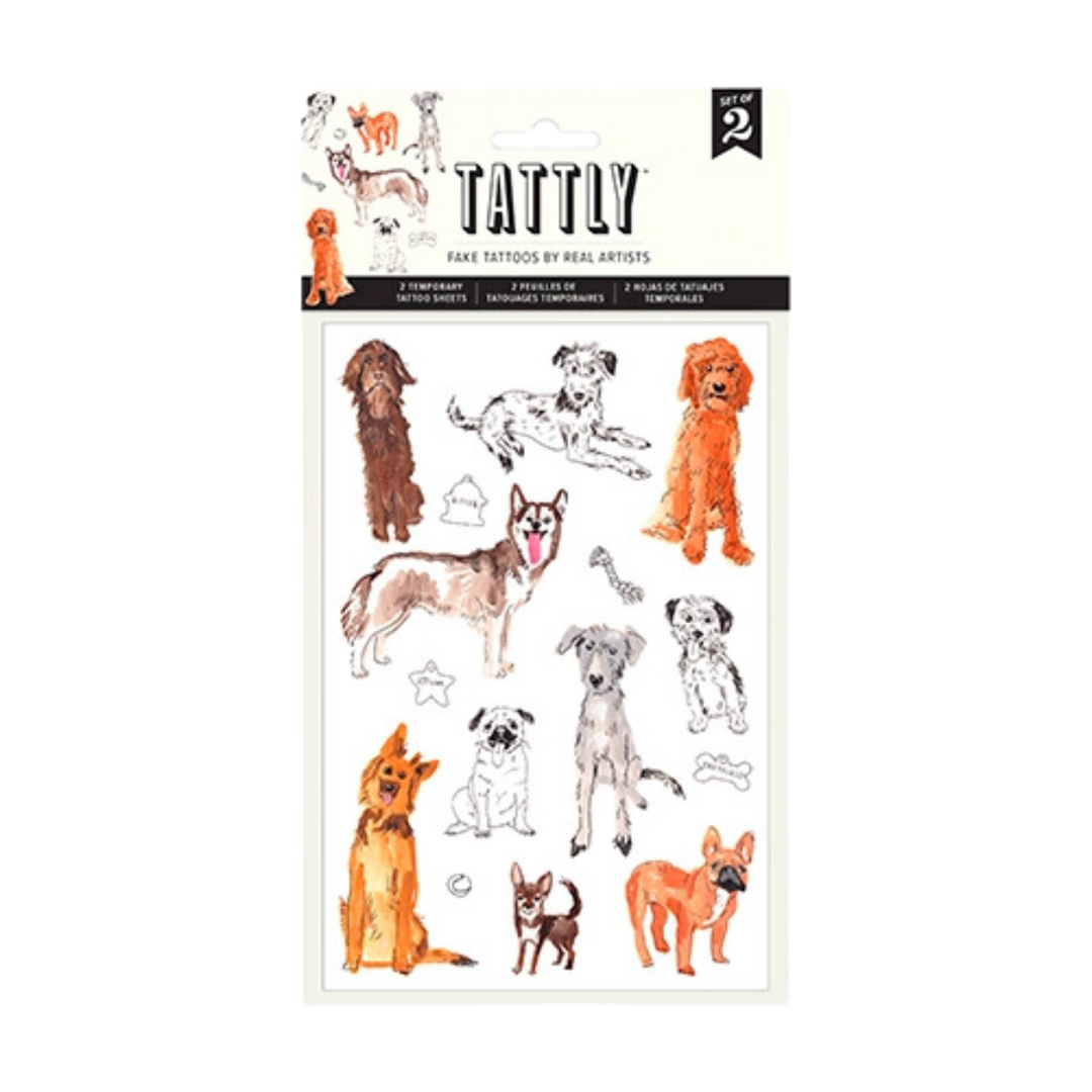 Dog Park Tattoo Sheet