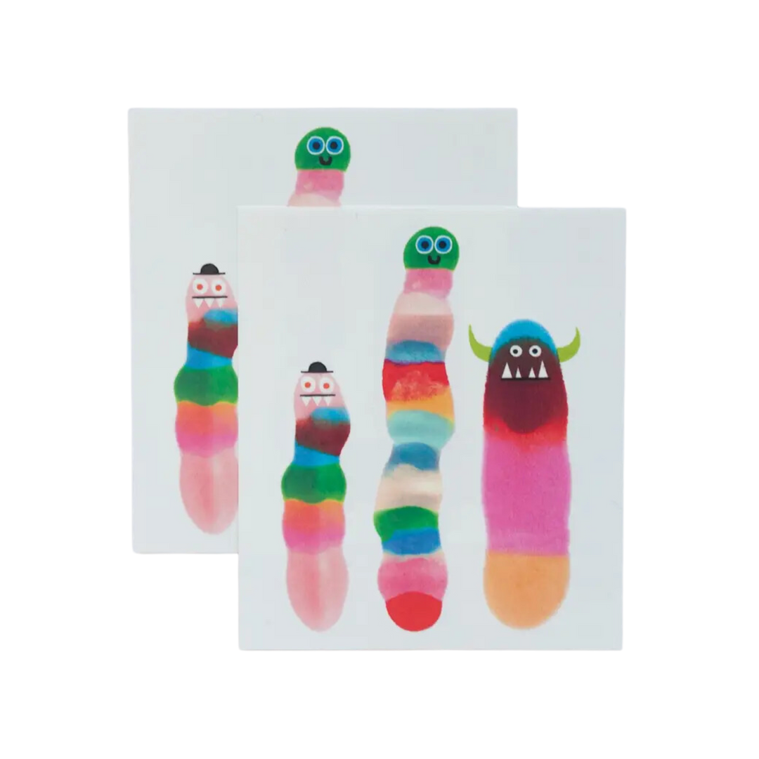 Wormies Tattoo Pair