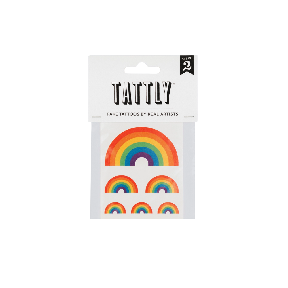 Rainbow Tattoo Pair