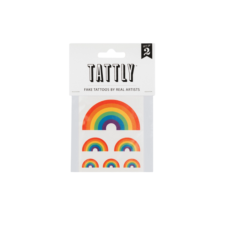 Rainbow Tattoo Pair