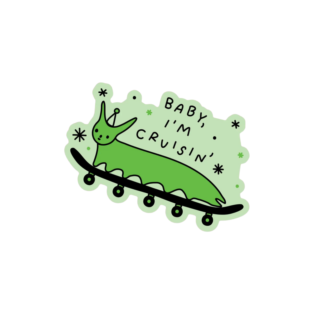 Baby I'm Cruisin Sticker