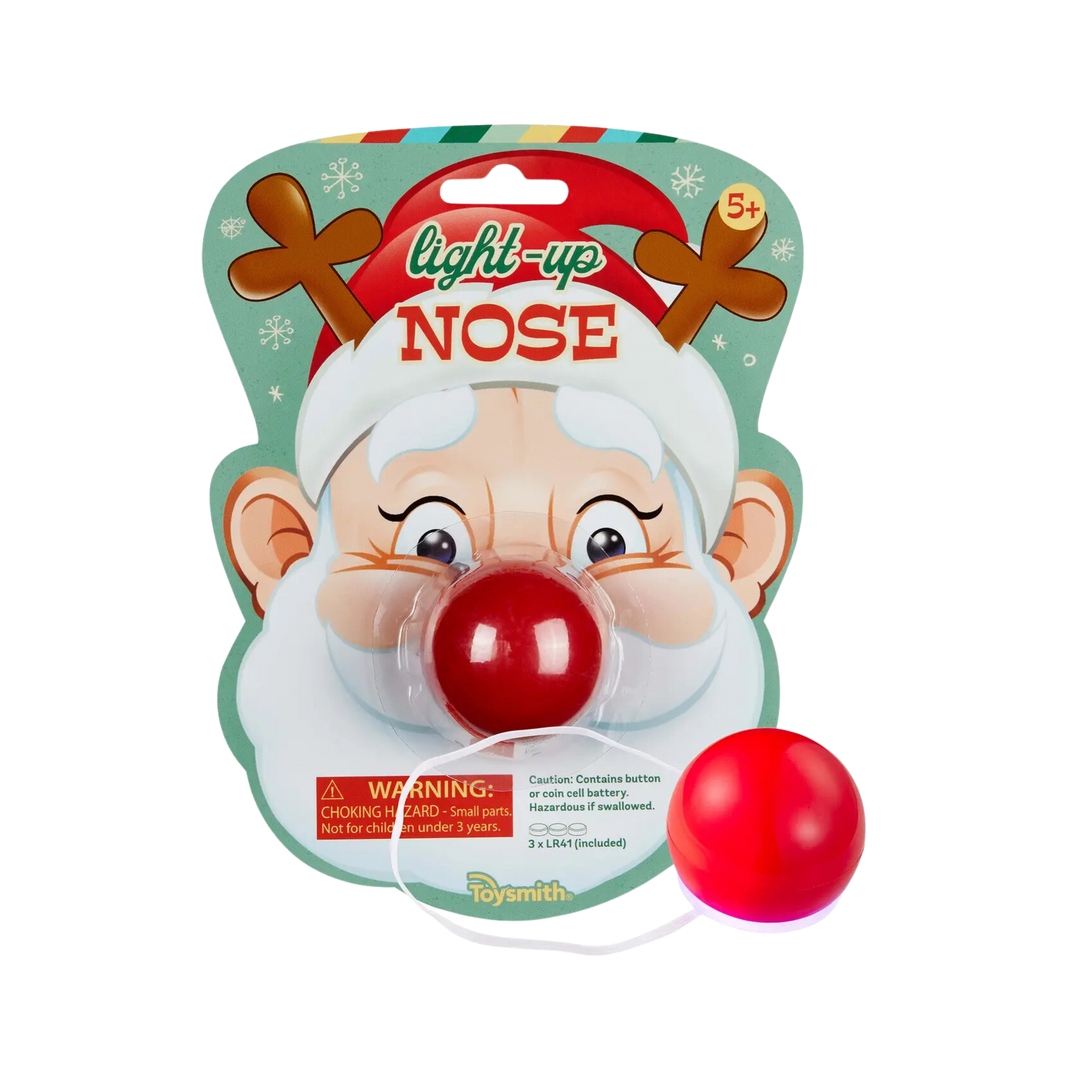 Holiday Light Up Santa Nose