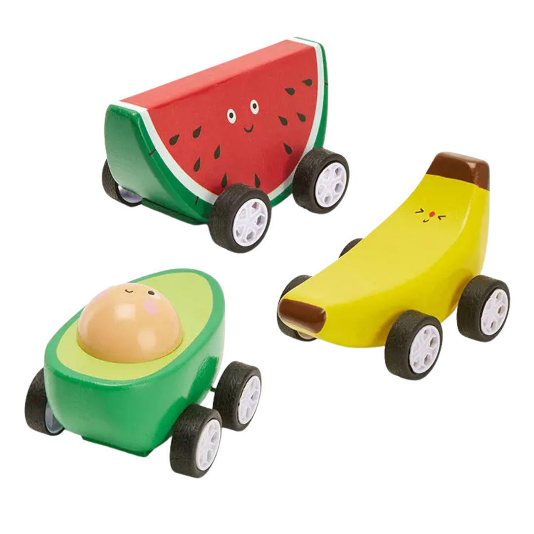 Fruit-Fun Pullback Cars