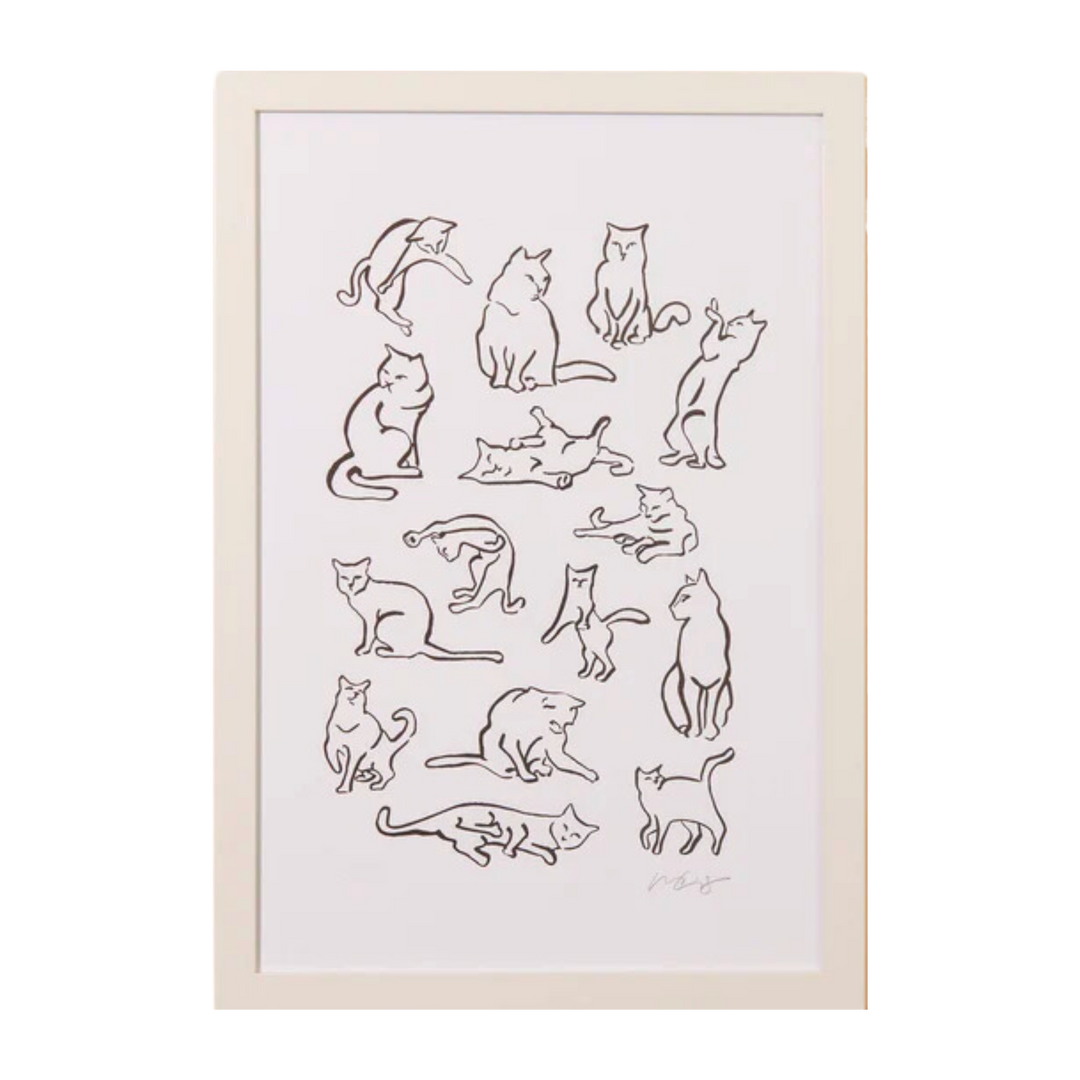 Cattern Art Print