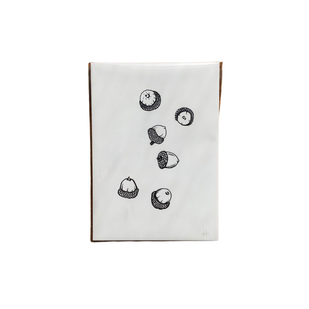 Acorns 5" x 7" Art Print