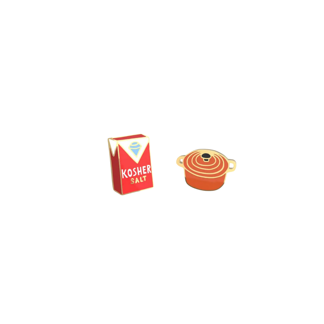 Dutch Oven & Kosher Salt Earrings