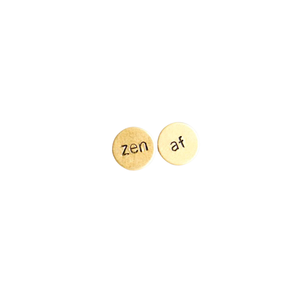 Zen AF Circle Studs