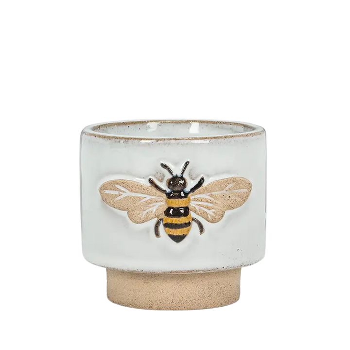Single Emboss Bee Planter