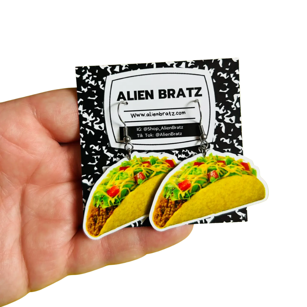 Taco Earrings