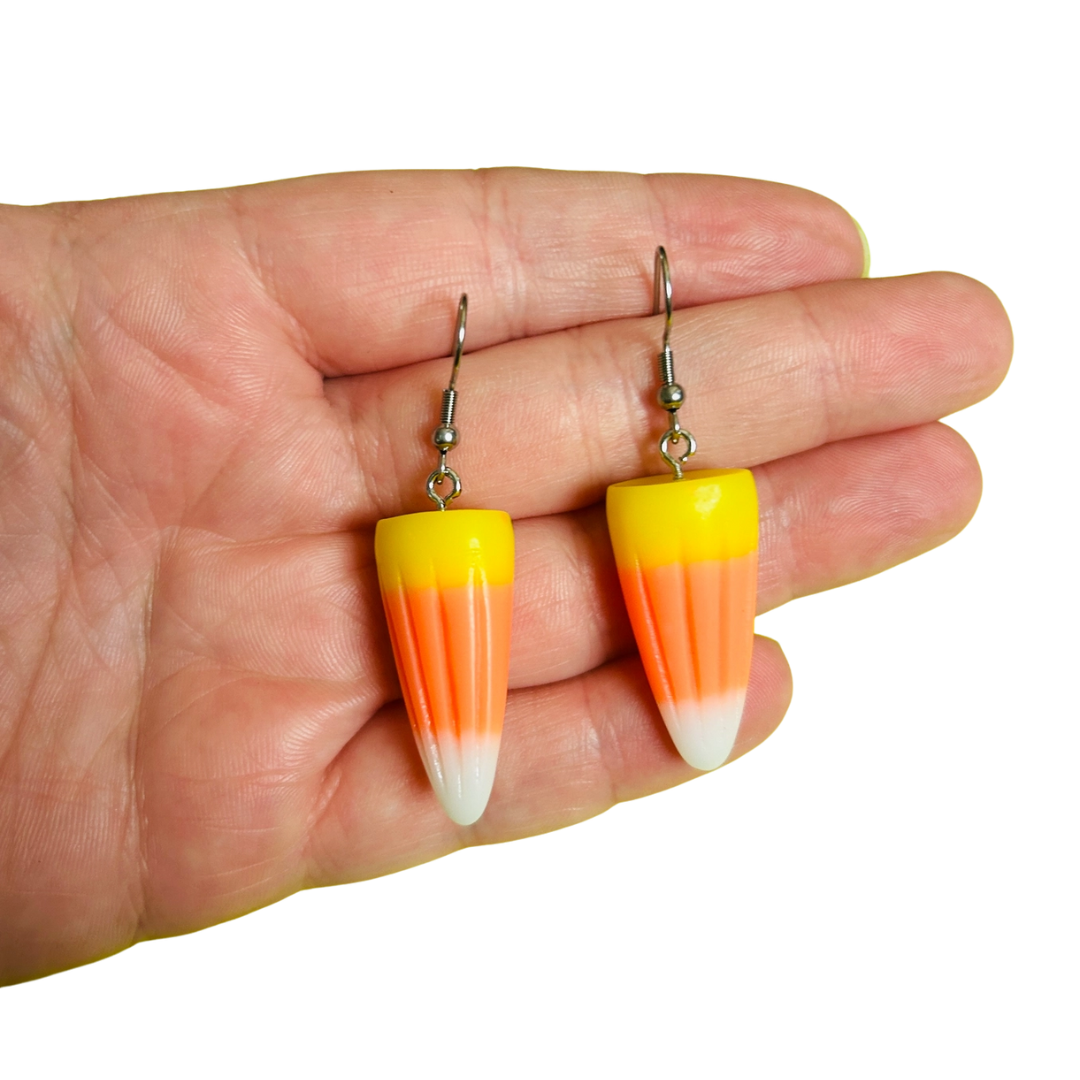 Candy Corn Earrings