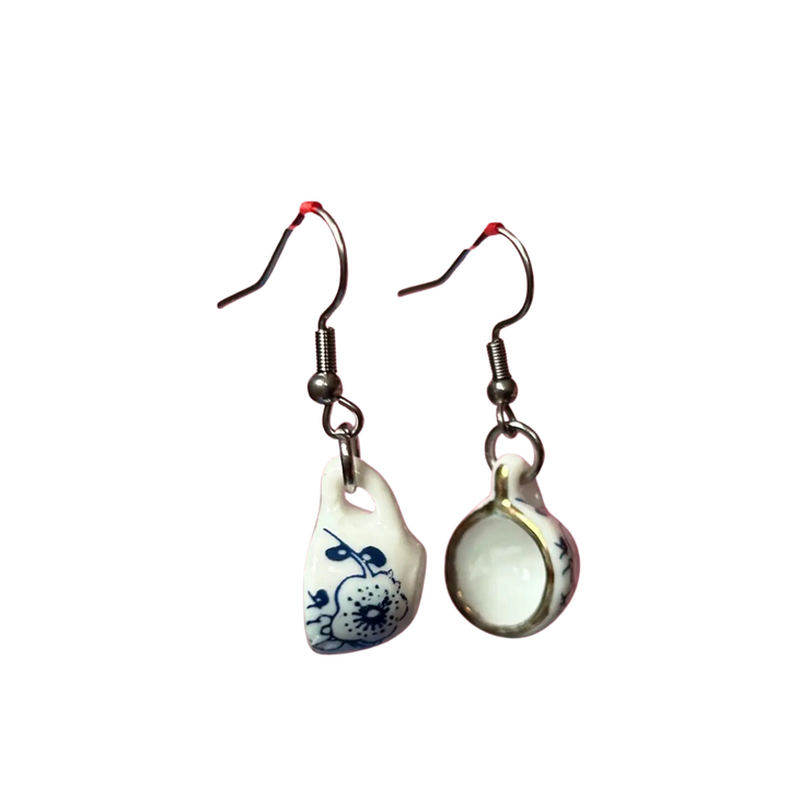 Tiny Teacup Earrings