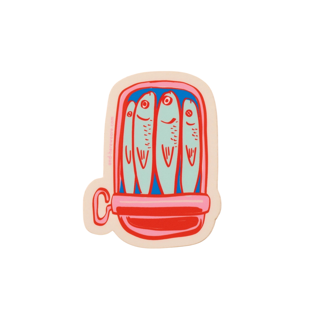 Sardines Vinyl Sticker