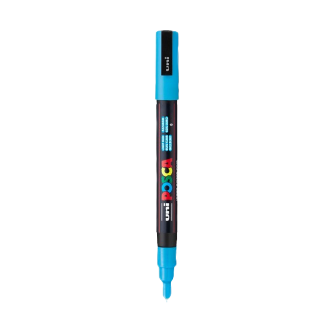 Posca PC-3M Paint Marker Fine Bullet Tip - Light Blue
