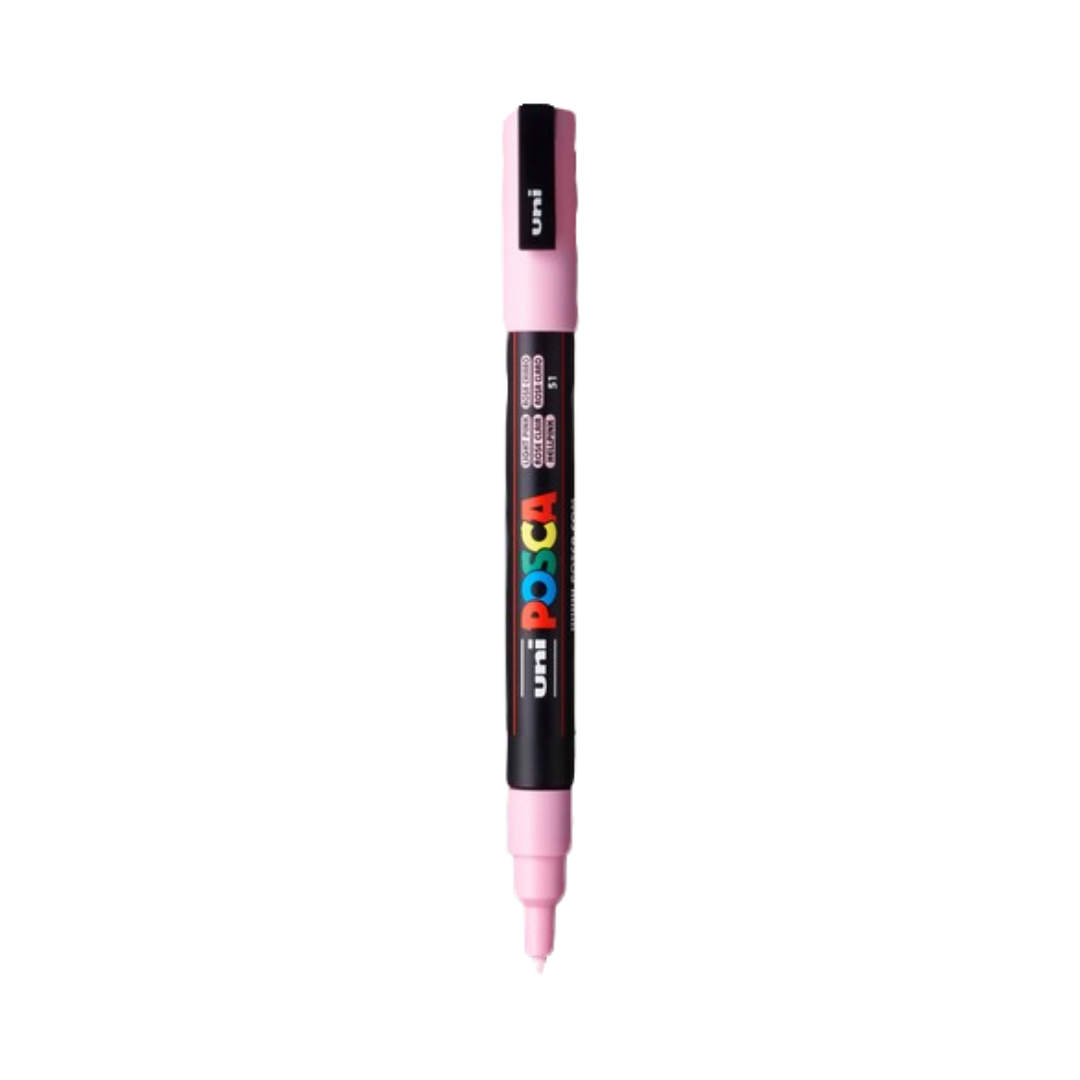 Posca PC-3M Paint Marker Fine Bullet Tip - Light Pink