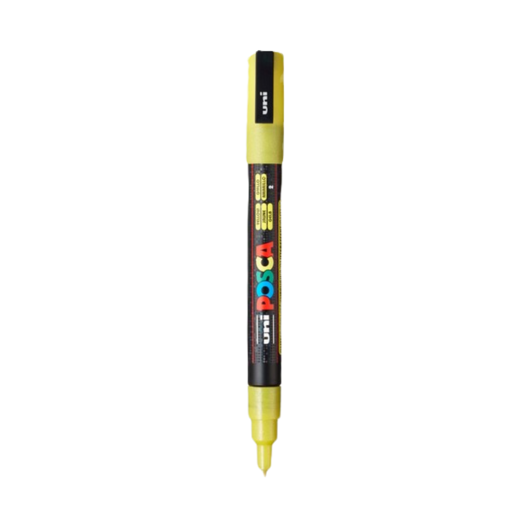 Posca PC-3M Paint Marker Fine Bullet Tip - Glitter Yellow
