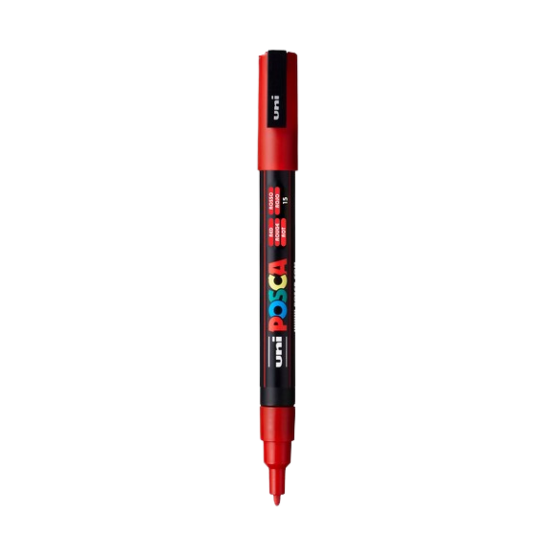 Posca PC-3M Paint Marker Fine Bullet Tip - Red