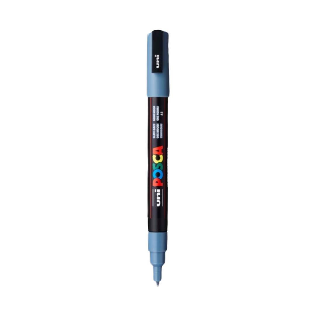 Posca PC-3M Paint Marker Fine Bullet Tip - Slate Grey