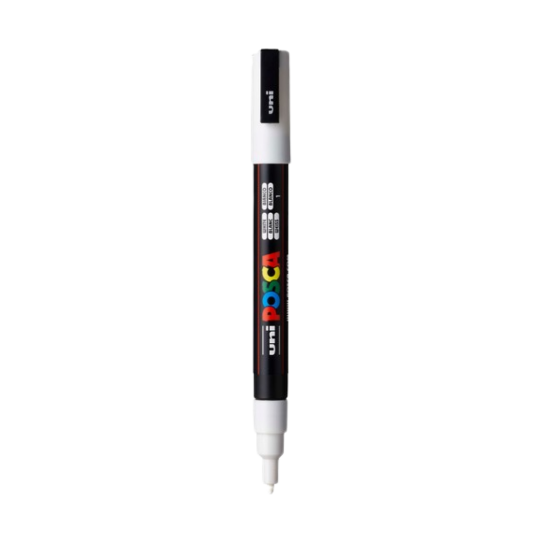 Posca PC-3M Paint Marker Fine Bullet Tip - White
