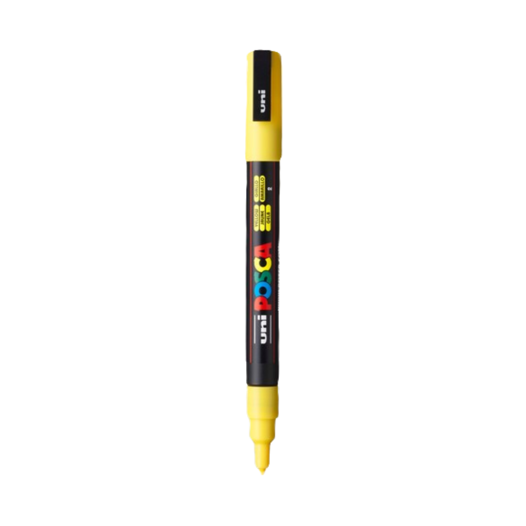 Posca PC-3M Paint Marker Fine Bullet Tip - Yellow